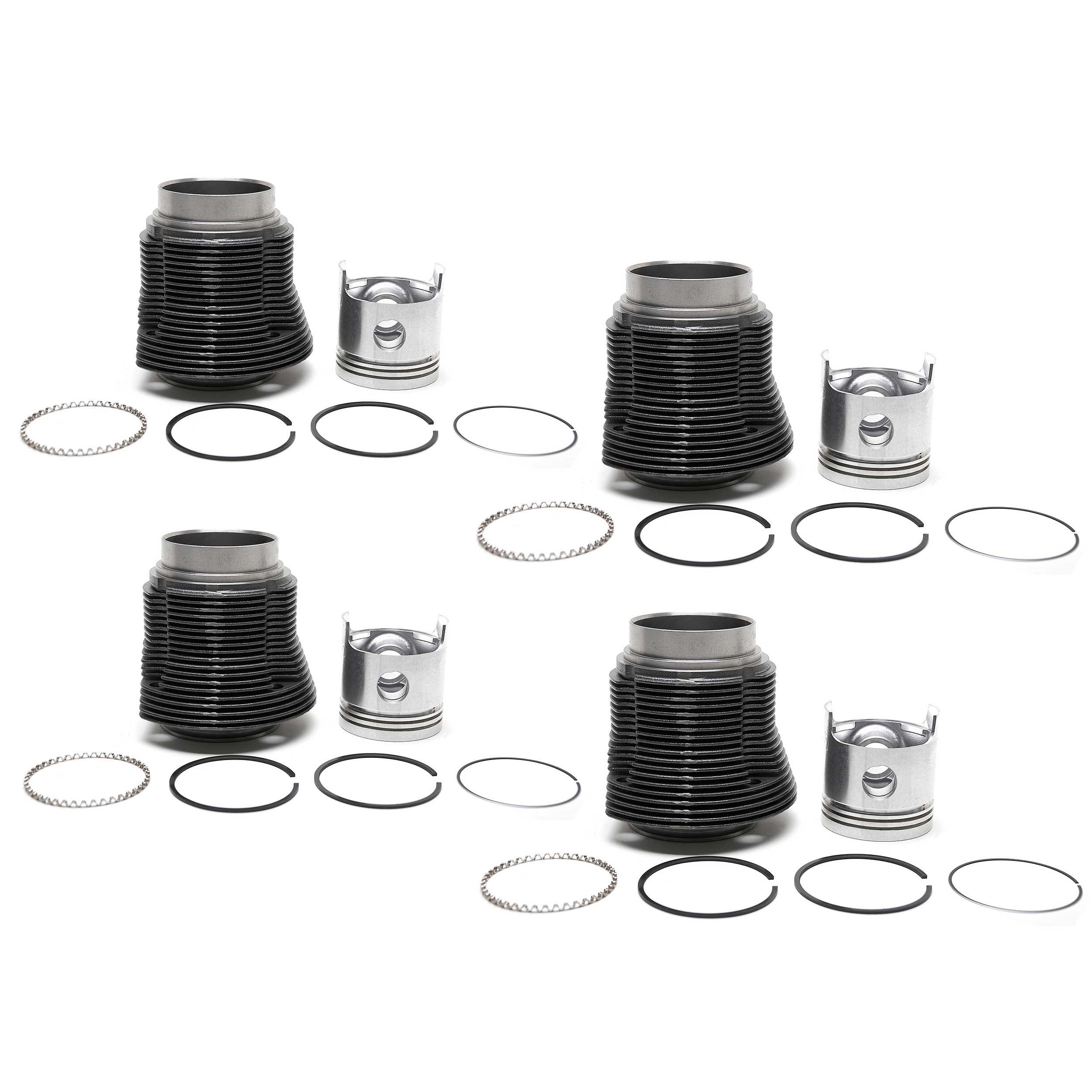 Barrel and Piston Kit, Cast, 77mm x 69mm, 1300cc