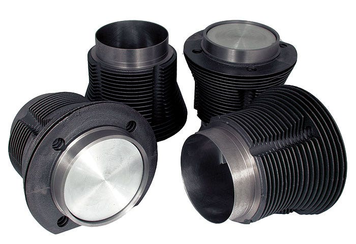 Barrel and Piston Kit, Cast, 87mm x 69mm, 1641cc