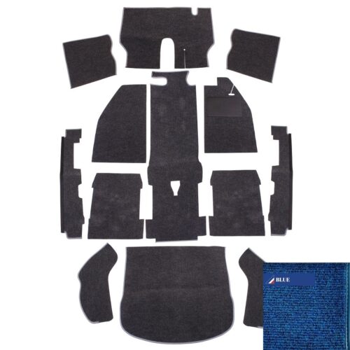 Carpet Set for Right Hand Drive Blue