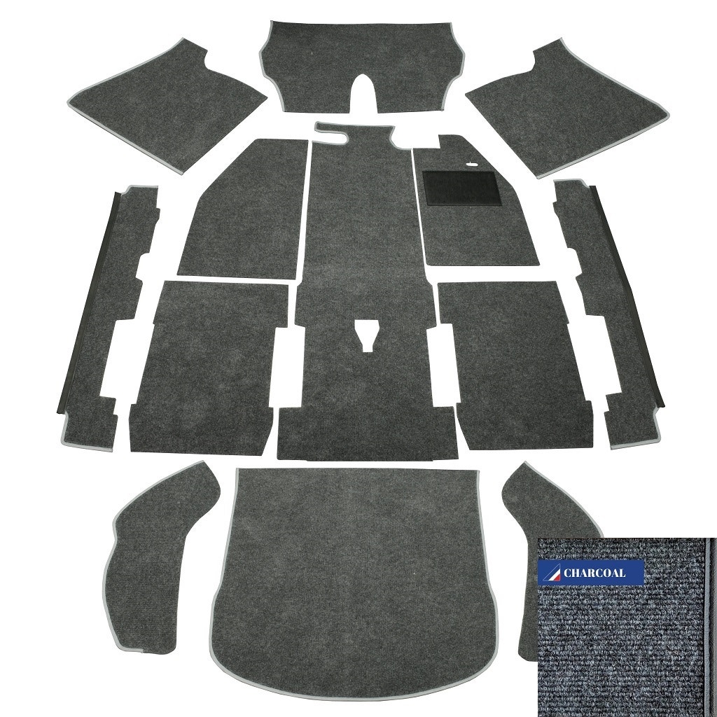 Carpet Set for Right Hand Drive Charcoal 1303