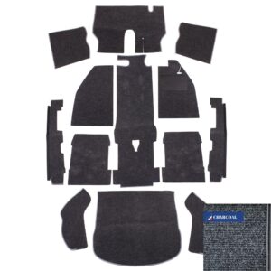 Carpet Set for Right Hand Drive Charcoal
