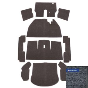 Carpet Set for Right Hand Drive Charcoal