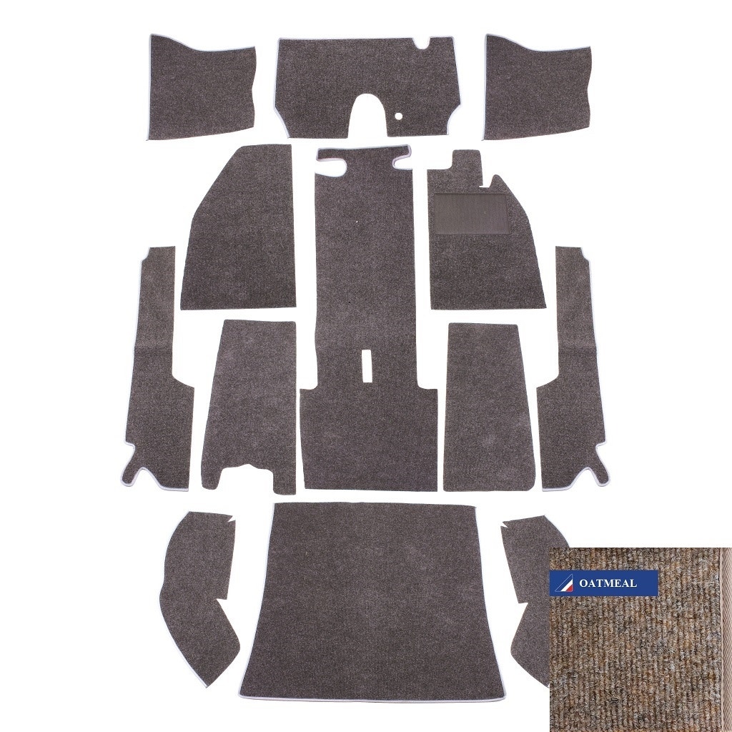 Carpet Set for Right Hand Drive Oatmeal