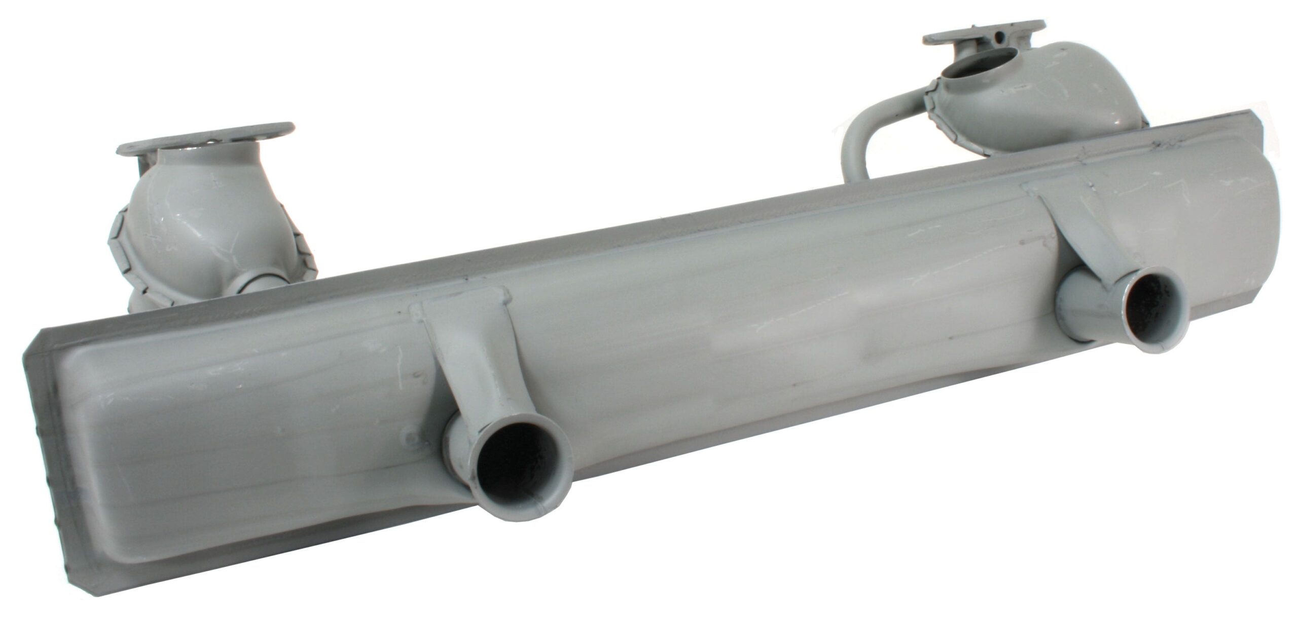 Exhaust Silencer with Twin Hotspot 1300cc