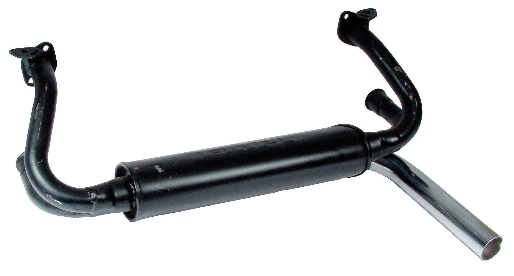 Exhaust, single tip Monza, EMPI