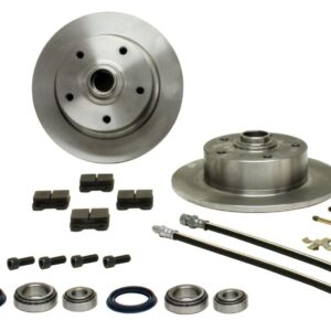 Front Disc Brake Conversion Kit, 5x130, Dropped Spindles