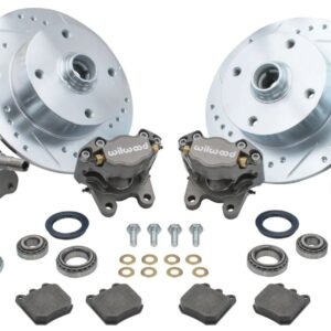 Front Disc Brake Kit, 4x130, Wilwood, Drop BJ Spindles