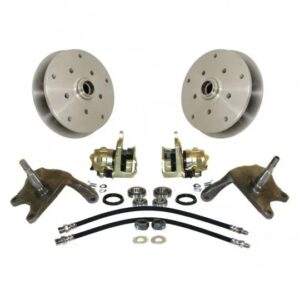 Front Disc Brake Kit, 5x205-5x130 with Dropped Spindles
