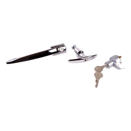 Lock Set, Ignition Lock, Left Door Handle, and Engine T Handle