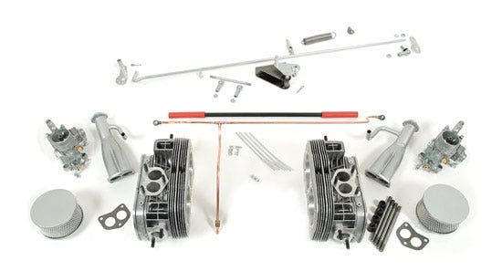 Okrasa Style Cylinder Head and Twin Carburtetor Kit 30hp