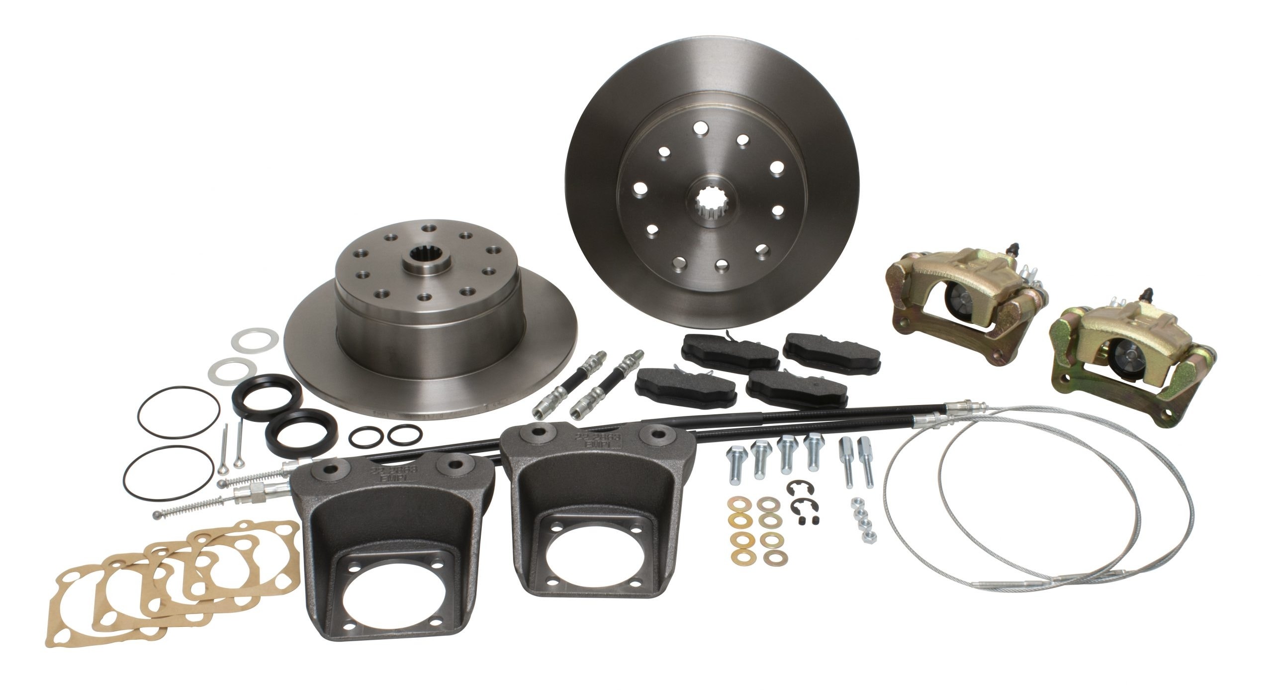 Rear Brake Disc Kit For 5x130 or 5x4.75'' Stud Pattern