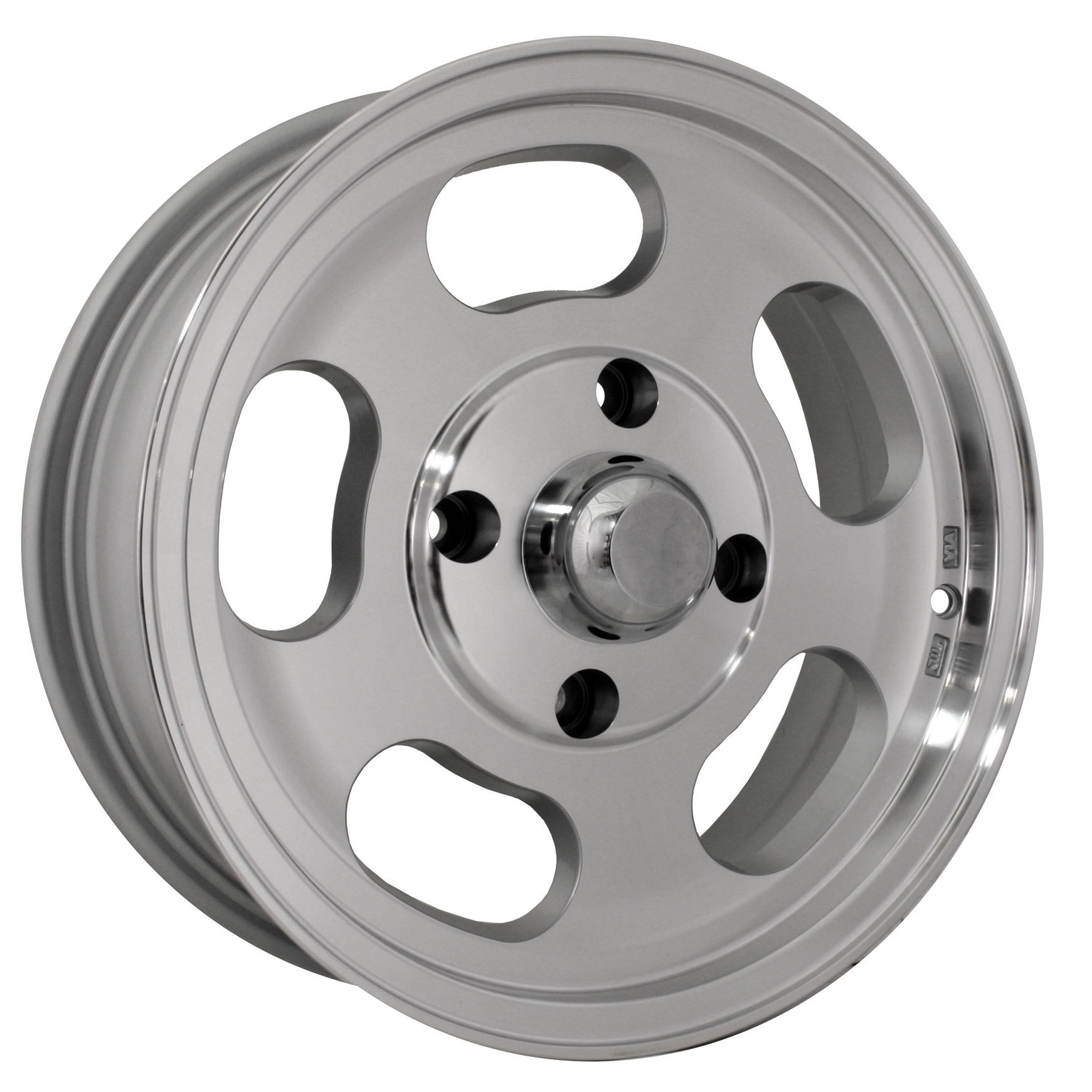 Slot Mag Alloy Wheel, Machine Cut, 5.5x15, 4x130, ET17