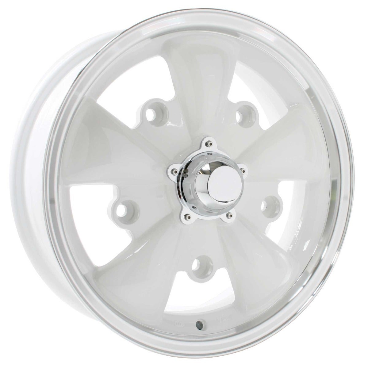 SSP GT 5 Spoke Alloy Wheel White 5.5x15'', 5x205 PCD, ET20