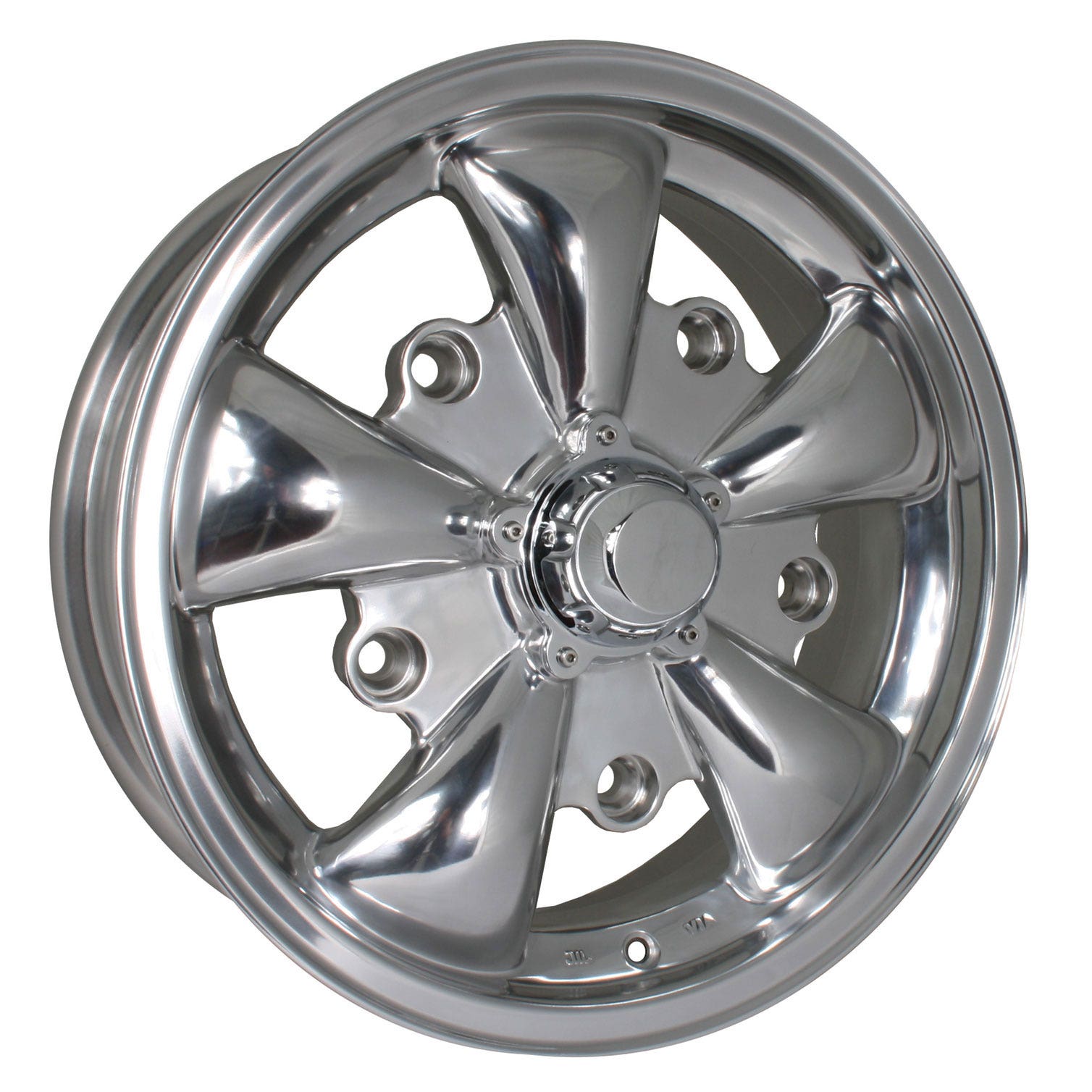 SSP GT 5 Spoke Polished Alloy Wheel 5.5x15", 5x205 PCD, ET20