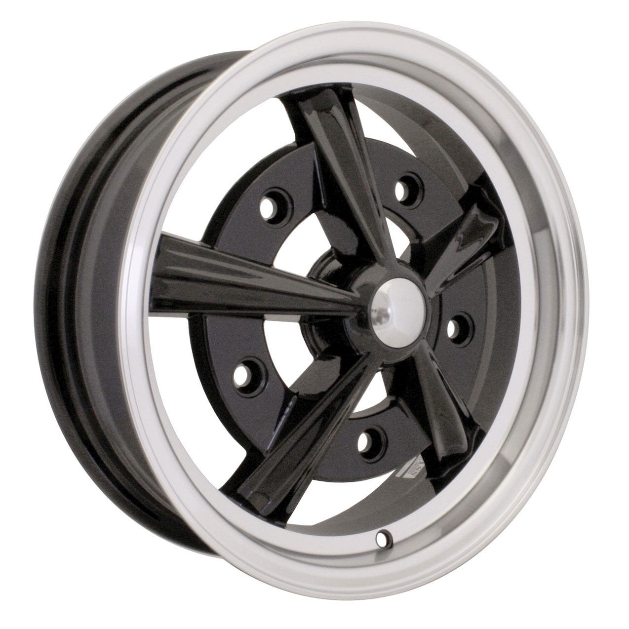 SSP Raider Alloy Wheel Black 5x15", 5x205 PCD, ET20
