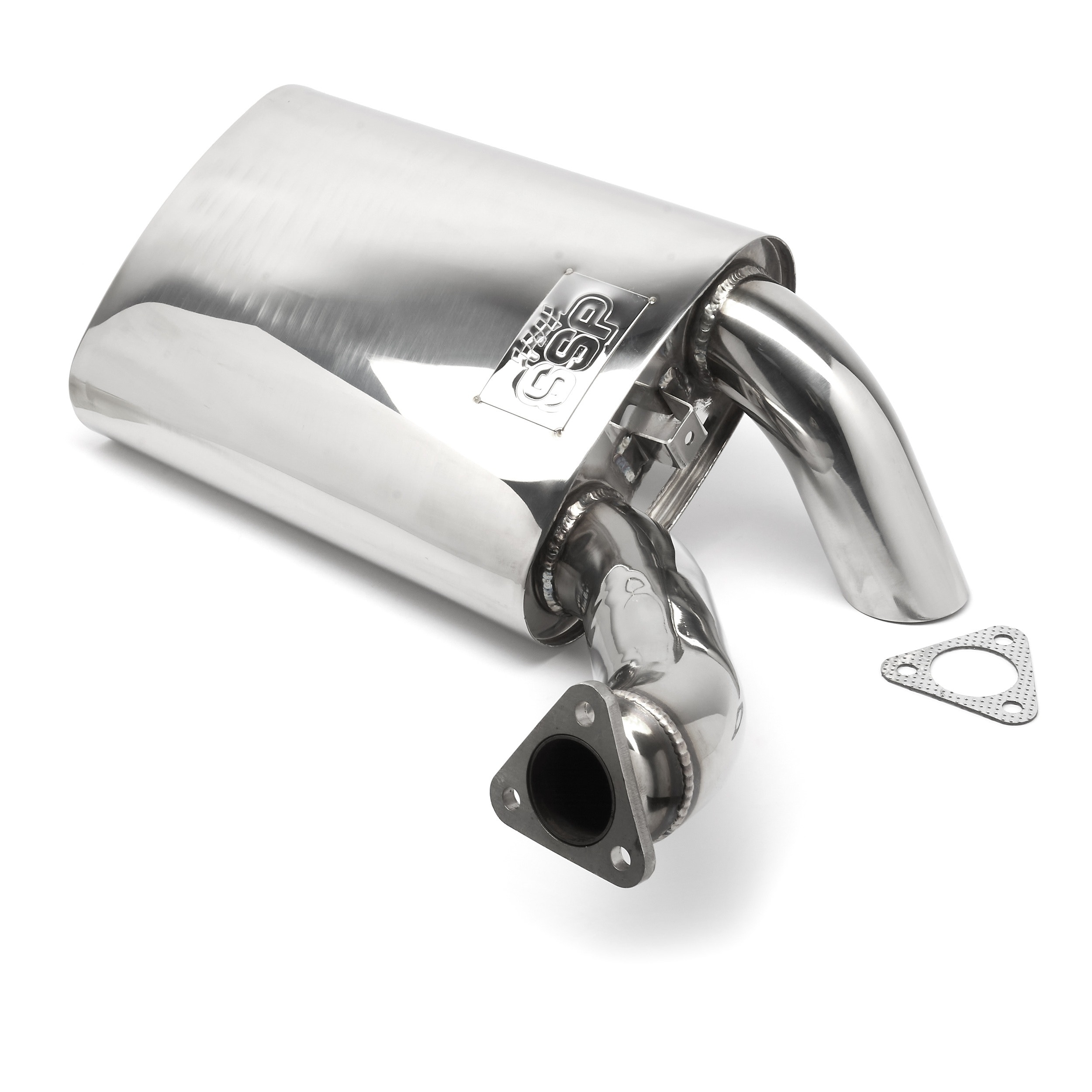 Stainless Steel Sidewinder Exhaust Silencer 1300-2100cc
