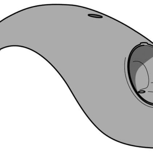 Wing Front Right Zinc Galvanised